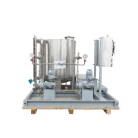 Plataforma de Dosificación Automática con Tanque de Mezcla, Control PLC, para Uso Industrial