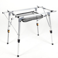 Petite table carrée portable pour barbecue en plein air, mobilier de camping, tables de pique-nique en plein air