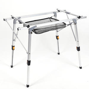 Petite <span class=keywords><strong>table</strong></span> carrée portable pour barbecue en plein air, mobilier de camping, tables de pique-nique en plein air - Product Image 3
