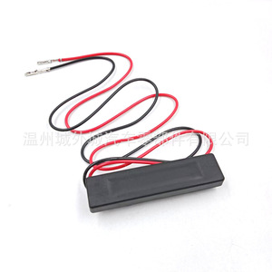 81260-J9000 <b>Auto</b> Connector Black ABS With Red And Black Wires For Car <b>Electrical</b> <b>Systems</b> - Product Image 1