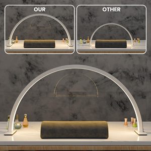 New 2025 U Hình LED Ánh Sáng Máy Tính Để Bàn Nail Đèn 48W Kim Cương Bling 750Mm Rhinestone Nửa Trăng Nail Bảng Đèn - Product Image 6