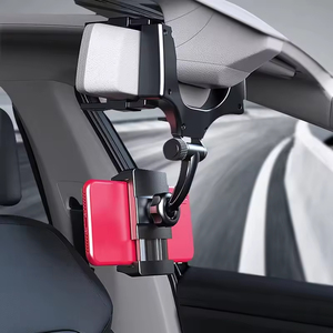 Support de téléphone portable flexible et réglable pour rétroviseur de voiture, rotation à 360 degrés, support de téléphone portable pour rétroviseur de voiture - Product Image 6