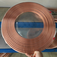 Vente directe usine – Tuyau en cuivre en spirale T2 pour radiateur de climatiseur, pureté 99,9 %, pour soudage, pliage et découpe