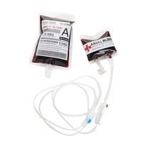 Sac de Sang d'Infusion d'Halloween 75ML Faux Plasma Zombie Vampire PE Plastique Vente en Gros