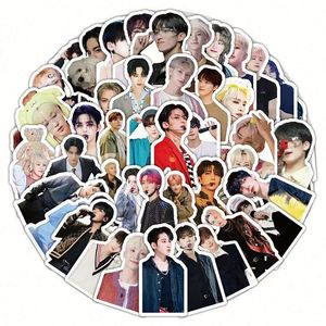 Autocollant irrégulier découpé au laser, film flash, forme personnalisée, décalcomanie Kpop Idol, prédécoupé, auto-adhésif, pour carte Goo - Product Image 3