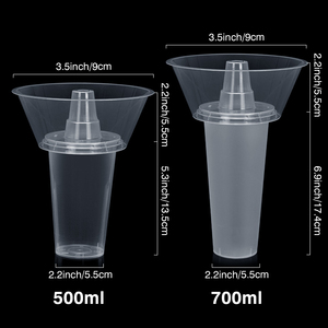 Dùng Một Lần Lẩu Cốc Dày Cá Nhân Biểu Tượng Tùy Chỉnh Cốc Nhựa Cho Gà Chiên Trà Sữa Snack - Product Image 4