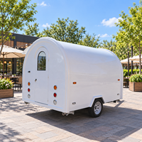 Camion de restauration mobile électrique avec éclairage, pour café, glaces, burgers, pizzas, tacos, en vente