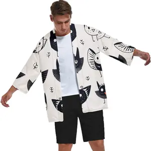 Cárdigan Estilo Kimono Personalizado para Hombre - Product Image 1