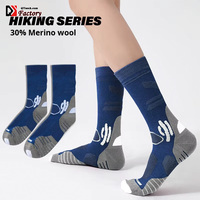 Chaussettes de randonnée en laine mérinos pour hommes et femmes Chaussettes respirantes épaissies chaudes pour sports de plein air d'hiver Chaussettes de ski antibactériennes Vente en gros