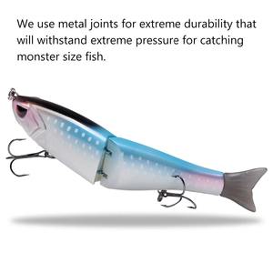 Señuelo <span class=keywords><strong>de</strong></span> Pesca Multiarticulado, Swimbait Segmentado, Señuelo Duro con Anzuelos Triples para Peces Depredadores, Aparejos <span class=keywords><strong>de</strong></span> Pesca - Product Image 2