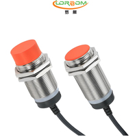 LORDDOM LRM8-8N1 Sensor Jarak Output PNP NPN DC Tiga-Kawat Normal Terbuka Saklar Induksi Magnetik Hall IP67 5-24V 1-5mm