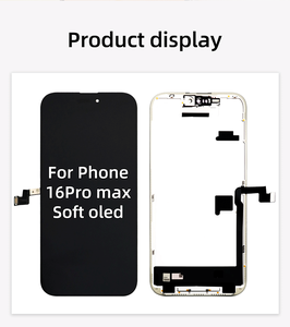Soft OLED Touch Screen Assembly for iPhone 16 Pro Max Replacement Display In-cell LCD Repair Part - Product Image 1