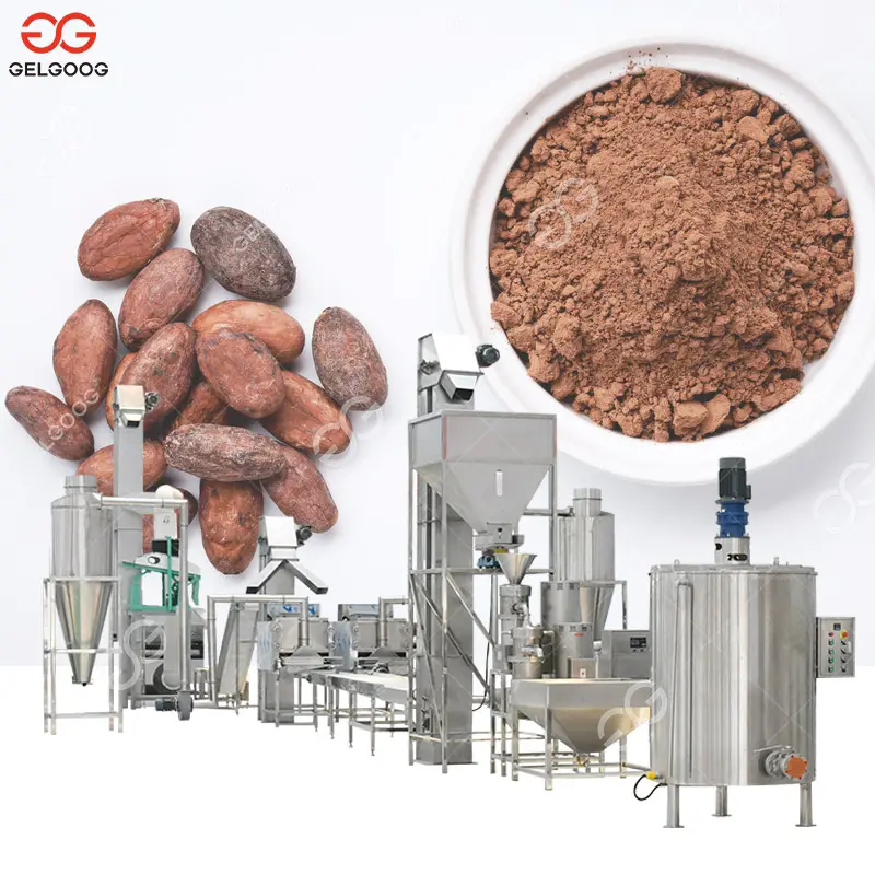 Thiết bị Chế biến bột ca cao dây chuyền chế biến Hạt ca cao Máy chế biến bơ cacao