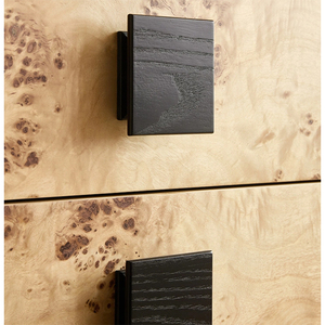 Armoire de rangement en chêne rouge vieilli effet ombré pour hôtel, villa, salon, <span class=keywords><strong>avec</strong></span> revêtement en écorce d'arbre, grande capacité, type seau - Product Image 6