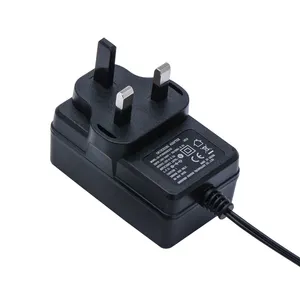 Universal 12V 2A 24W Power Adapter 100-240V AC to DC with Safety Protection-100% Plug-In Power Supply