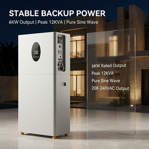 6KW 16KWH Energy Storage All in One System for Residential Solar Backup With WiFi Monitoring LCD and 10ms Switch Time NEHC0025 I - Product Image 2