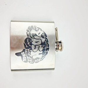 Mini frascos de <span class=keywords><strong>whisky</strong></span> de acero inoxidable de cuero y Metal con revestimiento ostentoso para bodas, novias, damas de honor, viajes de Camping - Product Image 2