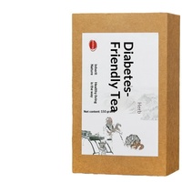 Thé en sachets Chunzitang pour diabétiques, mélange de feuilles de thé vert, soie de maïs, aubépine et graines de cassia, 150g