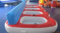 Bateau gonflable commercial tractable pour sports nautiques, banane aquatique, canapé, poisson volant, radeau pour plage, complexe hôtelier, yacht et jeux aquatiques