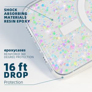 Dernier design de luxe, paillettes liquides pour iPhone 15 Pro Max, coque de téléphone magnétique en TPU pour iPhone 15 14 13 12, coque arrière - Product Image 3