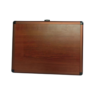 Étui pour <span class=keywords><strong>raquette</strong></span> <span class=keywords><strong>de</strong></span> <span class=keywords><strong>ping</strong></span>-<span class=keywords><strong>pong</strong></span> en aluminium rembourré avec panneau en bois grainé - Contient 1 <span class=keywords><strong>raquette</strong></span> <span class=keywords><strong>de</strong></span> tennis <span class=keywords><strong>de</strong></span> table et 3 balles - Product Image 2