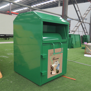 Bán Buôn Quần Áo Tặng thả ra bin thép theftproof từ thiện Tặng Quần Áo Bin container - Product Image 2
