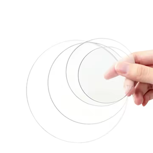 बीकर्स के लिए ग्लास कवर ढक्कन को प्रयोगशाला विज्ञान और रासायनिक प्रयोग के लिए पॉलिश किया गया - Product Image 2