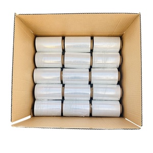 Stretch folie Gute Dehnung 20 Mikron 50mm für Möbel Schrumpf folie von Hand Stretch Jumbo Rollfilm - Product Image 5