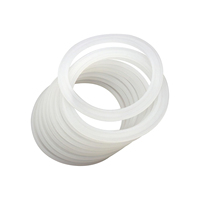 Joint d'étanchéité en silicone plat pour bouteille d'eau résistant aux hautes températures, joint d'étanchéité en caoutchouc silicone pour couvercle de pot anti-fuite, joint torique