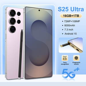 Teléfonos inteligentes Amoled 5G con pantalla completa de 7,3 pulgadas, teléfono inteligente portátil pequeño 5G S25, teléfonos Ultra originales, envío gratis - Product Image 5