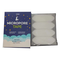 Vente en gros de ruban adhésif pour la bouche et bandelettes nasales en forme de H, noir, pour dormir, fournitures de santé pour la bouche