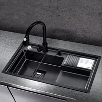 Évier rectangulaire simple en acier inoxydable personnalisé, brossé et poli, à poser sur le comptoir, pour cuisine et buanderie
