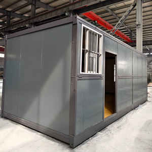 Fournisseur Maison préfabriquée en conteneur mobile pliable de 20 pieds soudée simplement à monter et à démonter maison pliable préconstruite - Product Image 4