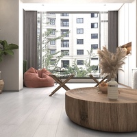 Revêtement de sol en plastique PVC imperméable Cliquez sur vinyle Spc Revêtement de sol 4mm 5mm 6mm pour l'intérieur