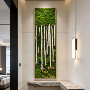 Yasuran – Cadre d'art mural en mousse naturelle préservée, fait main, écologique, durable (5-8 ans), pour la maison, le bureau, l'hôtel, luxe - Product Image 3