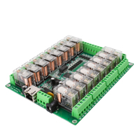 Module IO ZQWL IO-1BXRC16 16DI 16DO Ethernet RS485 Modbus RTU/TCP 12-24VDC Contrôleur E/S Module d'extension PLC Compteur d'impulsions