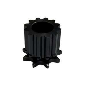OEM Custom CNC Machining Parts Splined Gear Sleeve, Custom CNC Turning Black Oxide Spline Gear Hub For <b>Machinery</b> Transmission - Product Image 4