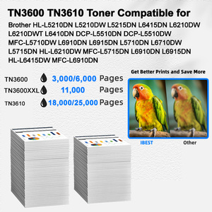Cartuccia <span class=keywords><strong>Toner</strong></span> fratello TN3600 TN3610 compatibile per HL-L5210DN fratello L5210DW L5215DN L6415DN L6210DW L6210DWT - Product Image 2