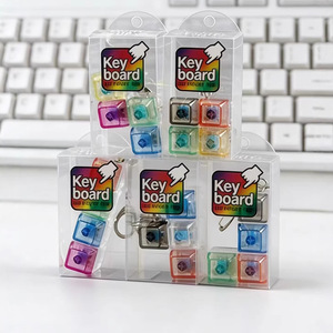 Key <b>Board</b> Led Fidget Toy Transparent Pvc Box Rectangle Stress Relief Gift For Desk Use - Product Image 5