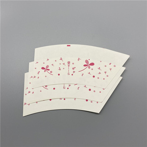 High Speed Machine Use Paper Cup Fan Low Scrap Rate PE Coated Fan Shape Disposable <b>Coffee</b> Cup Sheet - Product Image 3