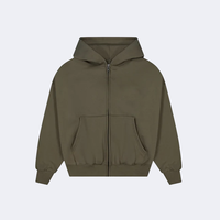 Ensemble de survêtement pour homme, deux pièces, personnalisé, avec short et sweat à capuche zippé oversize, de haute qualité, coupe ample, pour le sport et les loisirs, collection printemps