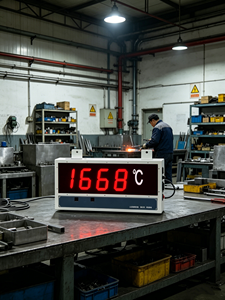 Thermomètre numérique à grand écran filaire W660 pour la surveillance de la température industrielle - Product Image 5