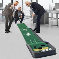 Tapis de golf d'intérieur personnalisé, tapis de putting portable, tapis d'entraînement antidérapant et durable pour la maison/le bureau/les voyages