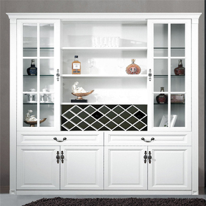 Meubles de salon en bois massif cloison paravent casier à vin armoire - Product Image 2