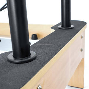 Reformer de Pilates Cadillac Profesional de Madera de Haya con Trapecio Completo y Cuero de Microfibra para Rehabilitación Médica y Fisioterapia - Product Image 2