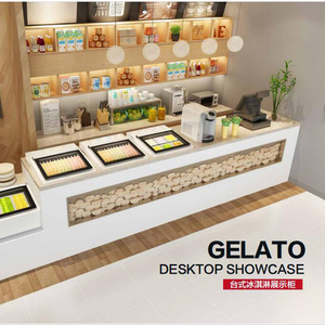 Congelador Comercial <span class=keywords><strong>para</strong></span> Exhibición de Gelato, Cuerpo Resistente <span class=keywords><strong>para</strong></span> Fábrica de Helados, Tienda Minorista, <span class=keywords><strong>Vitrina</strong></span> <span class=keywords><strong>para</strong></span> Exhibición de Helados - Product Image 4