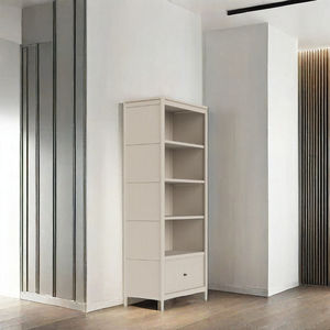 Librería de madera de 4 niveles de diseño simple moderno con 1 cajón Muebles de sala de estar personalizados para uso en el hogar y la Oficina - Product Image 5