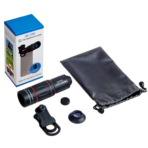 18x Telephoto Lens For Mobile Phones Universal High Magnification External Telescope With Clip And Case - Product Image 1
