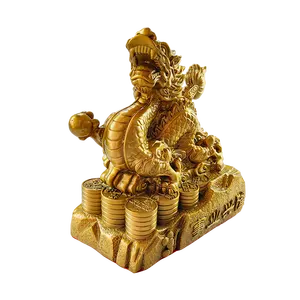 Adornos de dragón de latón de salida de fábrica decoración estatua de Arte de metal artesanía decoración del hogar adornos de dragón de cobre dorado