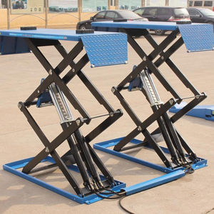 Plateforme élévatrice à ciseaux fixe, hauteur de levage 2 m, capacité de charge 3 tonnes - Product Image 1